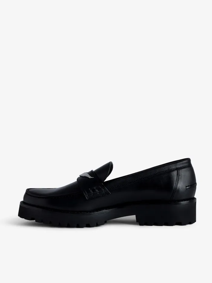 Women Zadig and Voltaire Loafers and Mules Joecassin Loafers Black