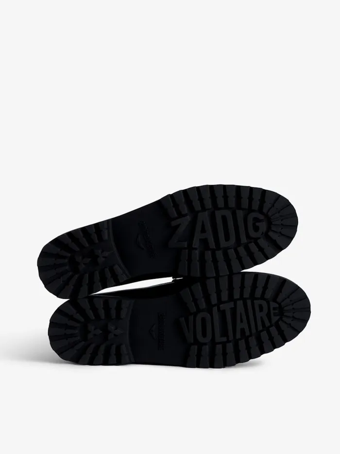 Women Zadig and Voltaire Loafers and Mules Joecassin Loafers Black