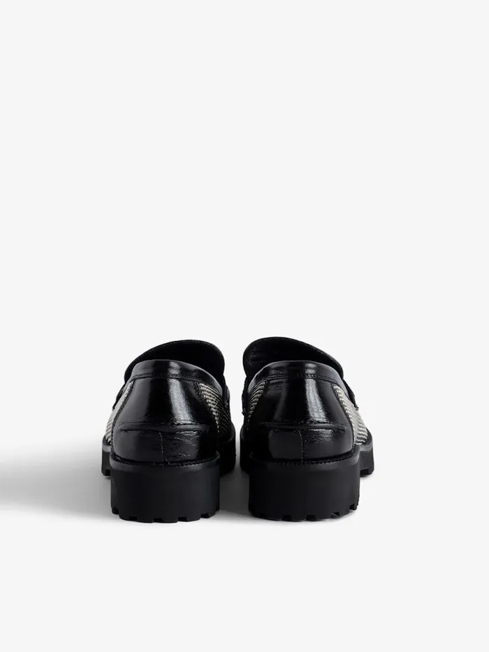 Women Zadig and Voltaire Loafers and Mules Joecassin Studded Loafers Black