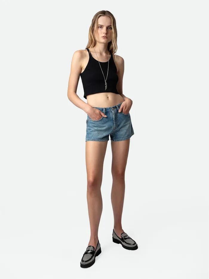 Women Zadig and Voltaire Loafers and Mules Joecassin Studded Loafers Black