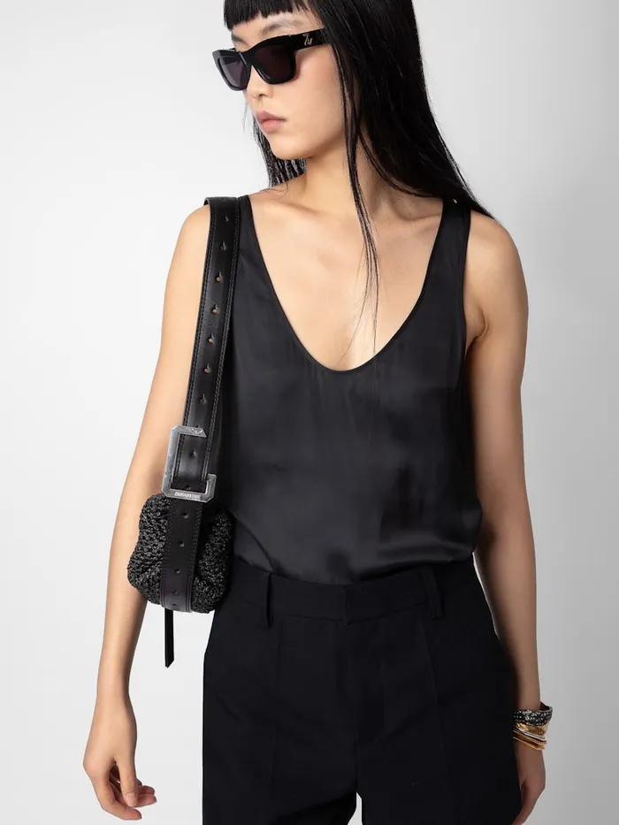 Women Zadig and Voltaire Mini Bags Le Cecilia XS Bag Black