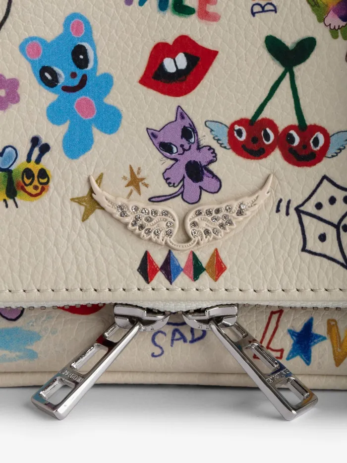 Women Zadig and Voltaire Mini Bags Rock Nano Clutch Flash