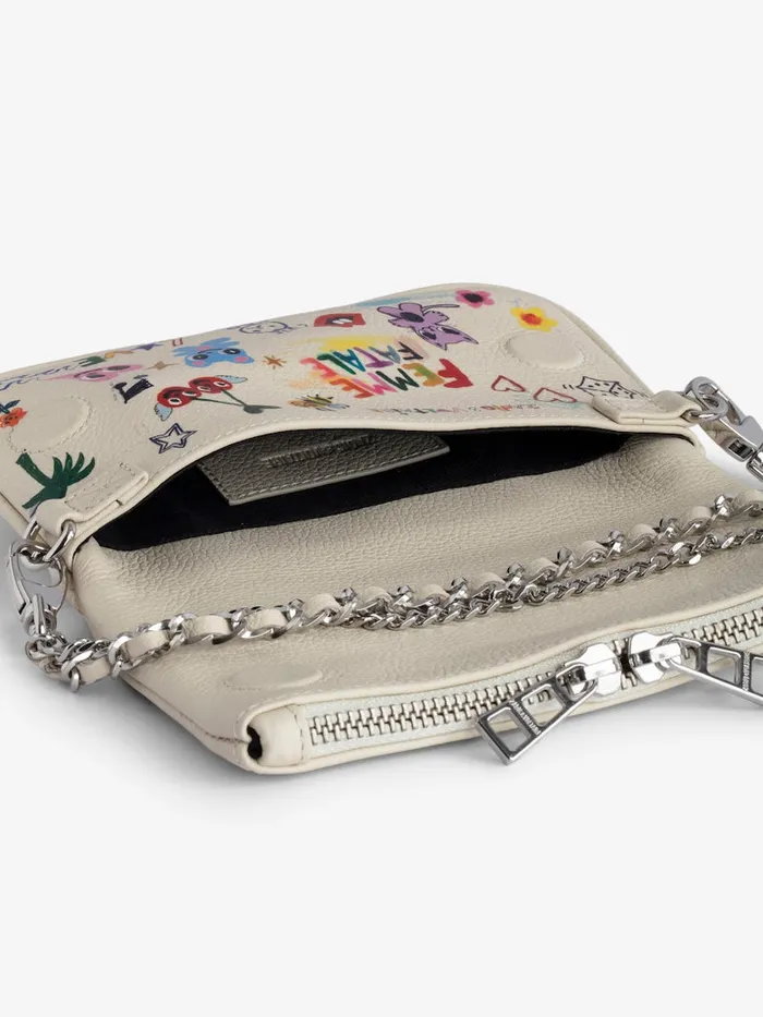 Women Zadig and Voltaire Mini Bags Rock Nano Clutch Flash