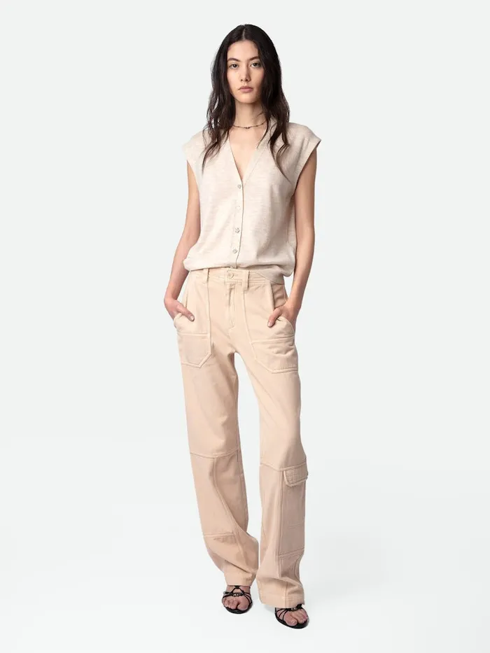 Women Zadig and Voltaire Pants and Shorts Pepper Pants Sugar