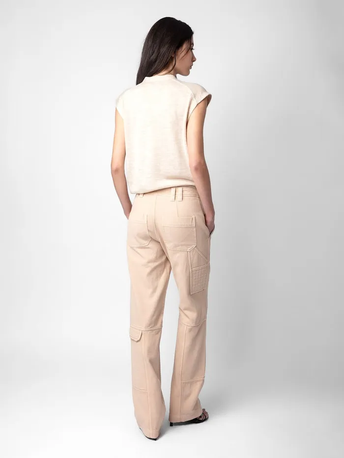 Women Zadig and Voltaire Pants and Shorts Pepper Pants Sugar