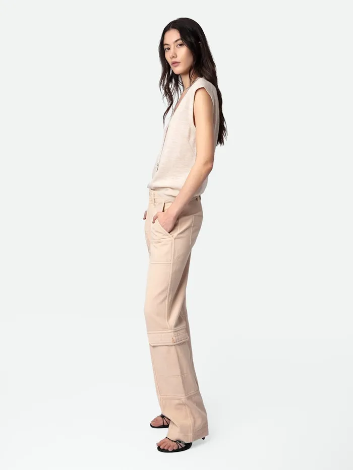 Women Zadig and Voltaire Pants and Shorts Pepper Pants Sugar