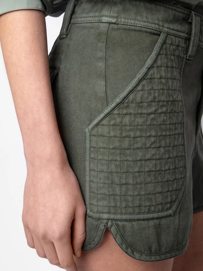 Women Zadig and Voltaire Pants and Shorts Sei Shorts Kaki