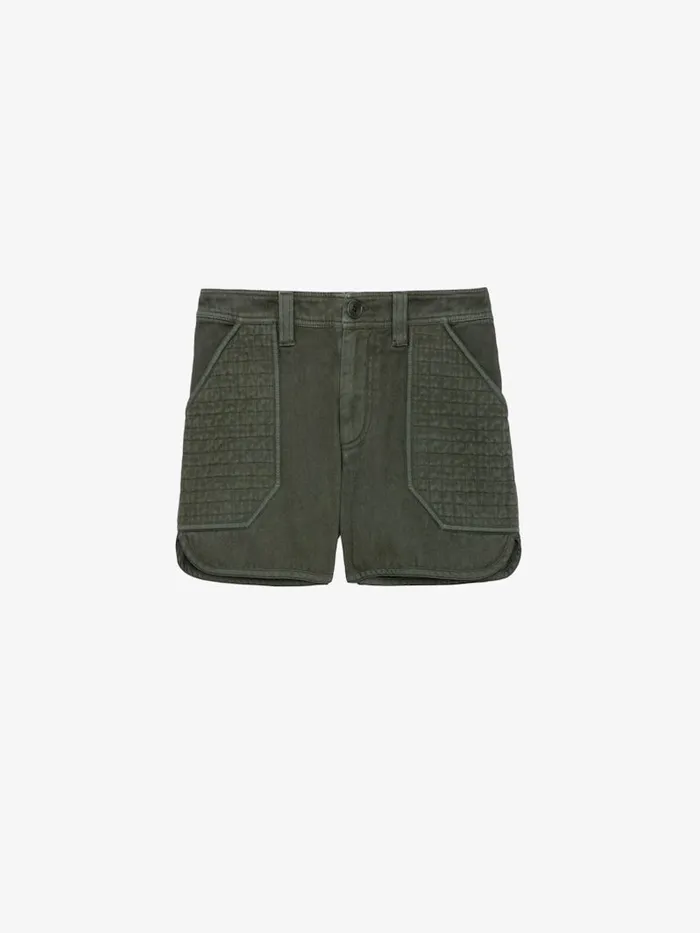 Women Zadig and Voltaire Pants and Shorts Sei Shorts Kaki
