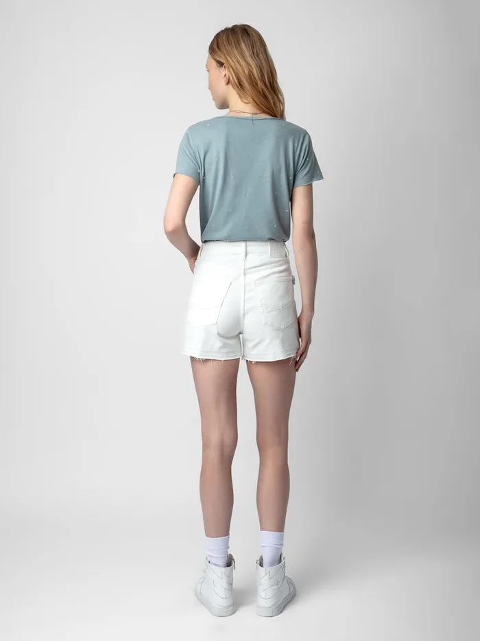 Women Zadig and Voltaire Pants and Shorts Sissi Denim Shorts Judo