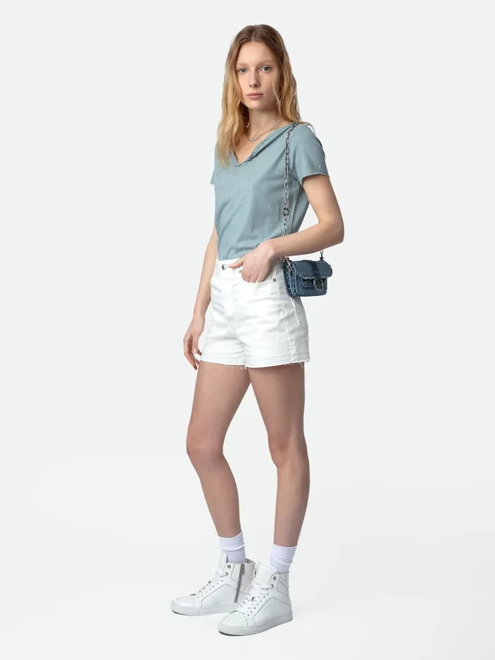 Women Zadig and Voltaire Pants and Shorts Sissi Denim Shorts Judo