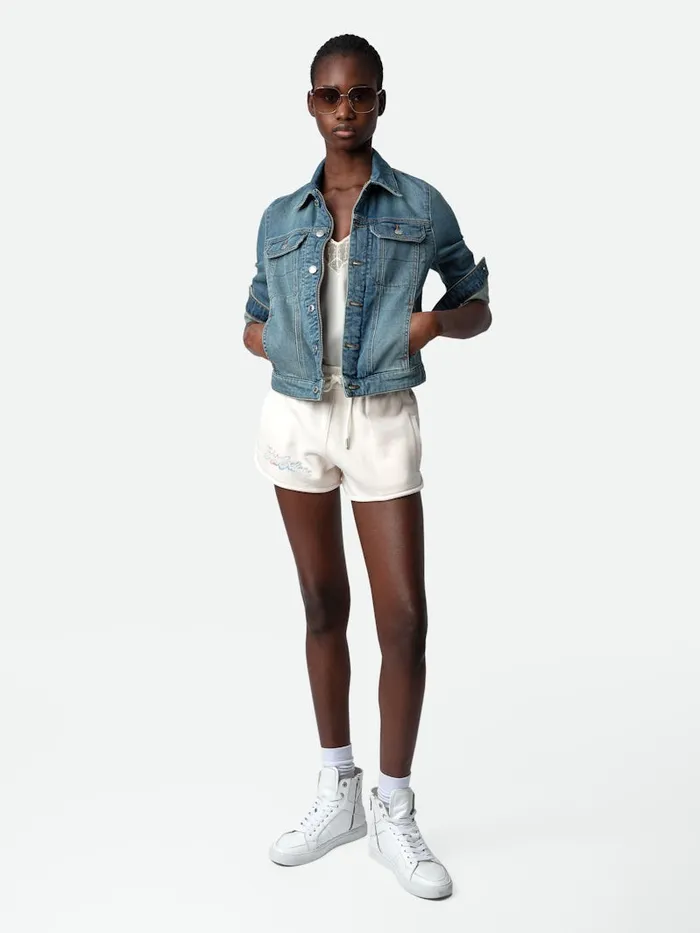 Women Zadig and Voltaire Pants and Shorts Smiley Shorts Petale