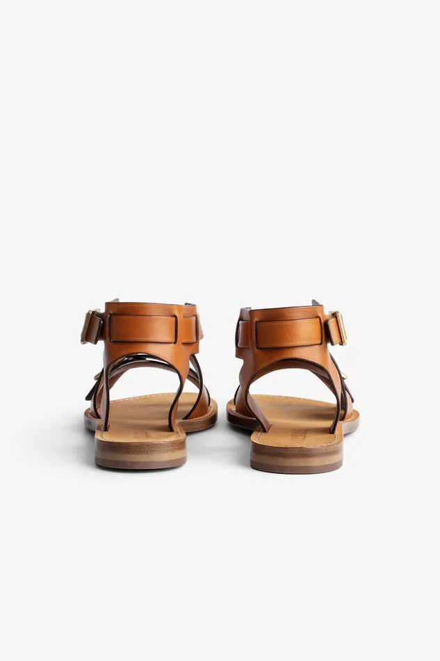 Women Zadig and Voltaire Pumps and Sandals Cecilia Caprese Sandals Tawny