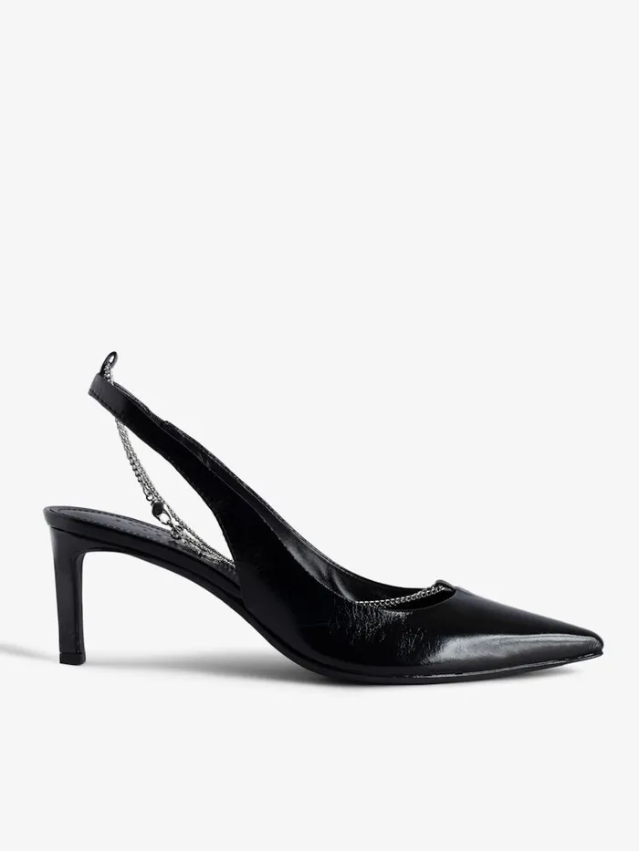 Women Zadig and Voltaire Pumps and Sandals First Night Court Shoes Black