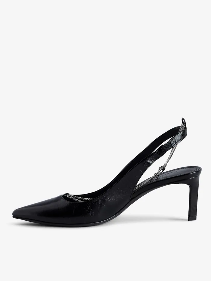 Women Zadig and Voltaire Pumps and Sandals First Night Court Shoes Black