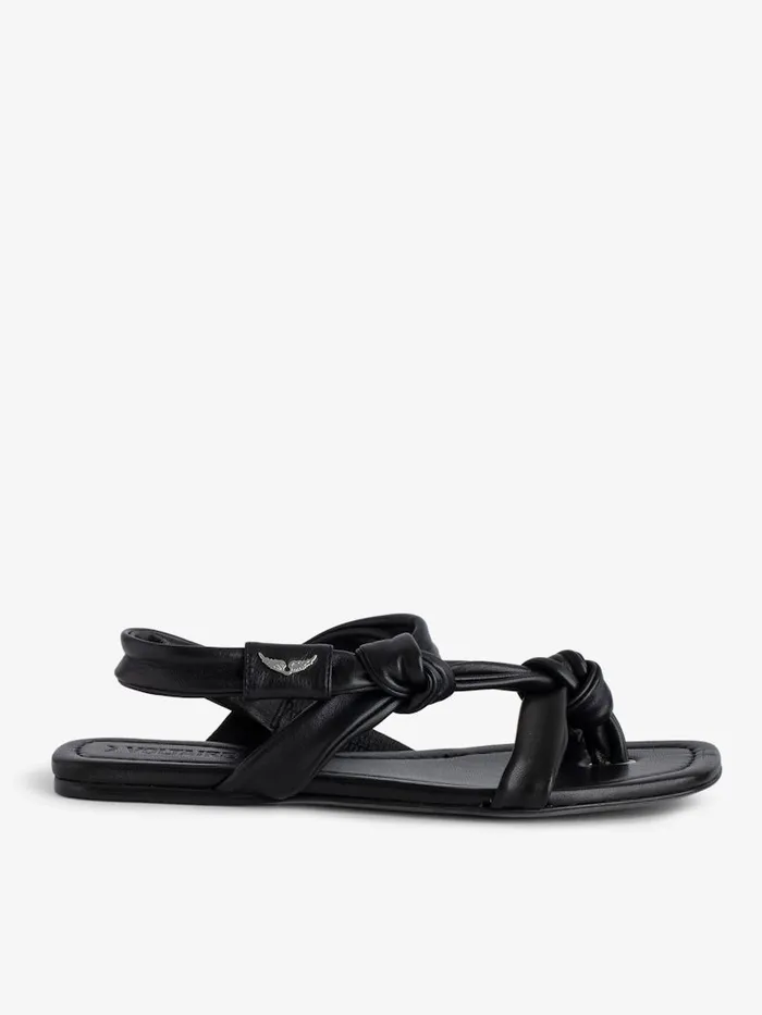 Women Zadig and Voltaire Pumps and Sandals Forget Me Knot Sandals Black