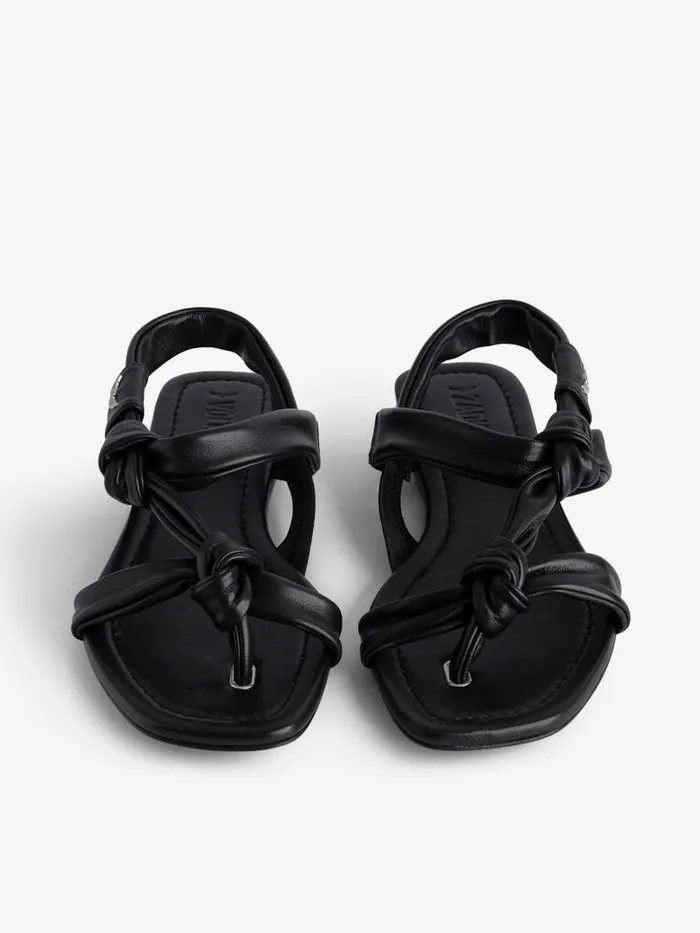 Women Zadig and Voltaire Pumps and Sandals Forget Me Knot Sandals Black