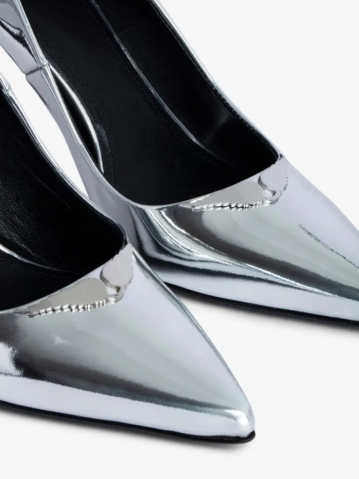 Women Zadig and Voltaire Pumps and Sandals Perfect Court Shoes Silver