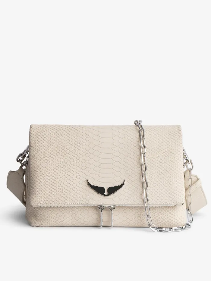 Women Zadig and Voltaire Shoulder Bags Rocky Soft Savage Bag Flash