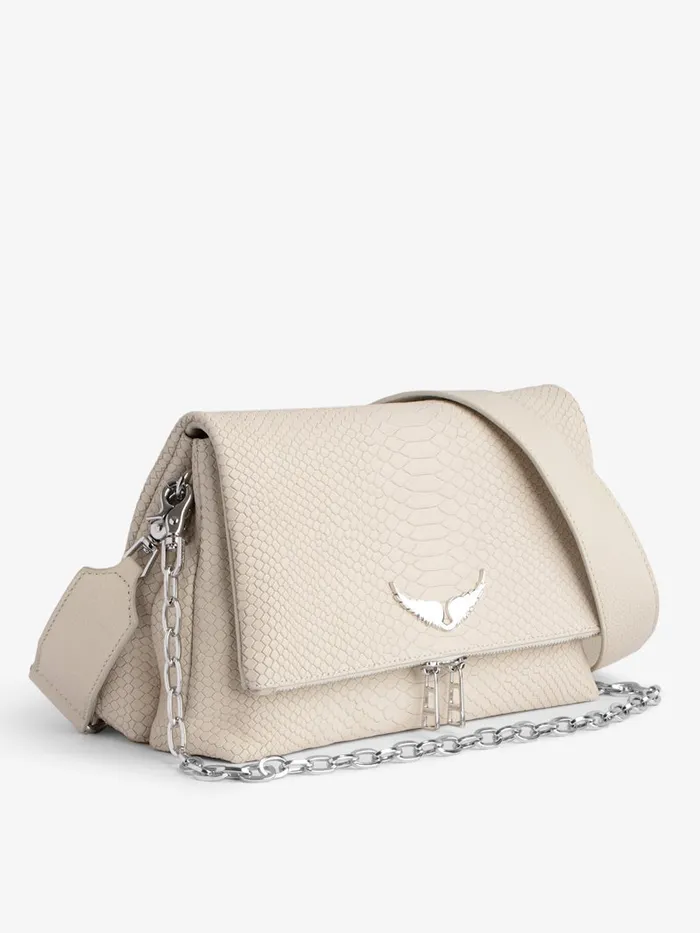 Women Zadig and Voltaire Shoulder Bags Rocky Soft Savage Bag Flash