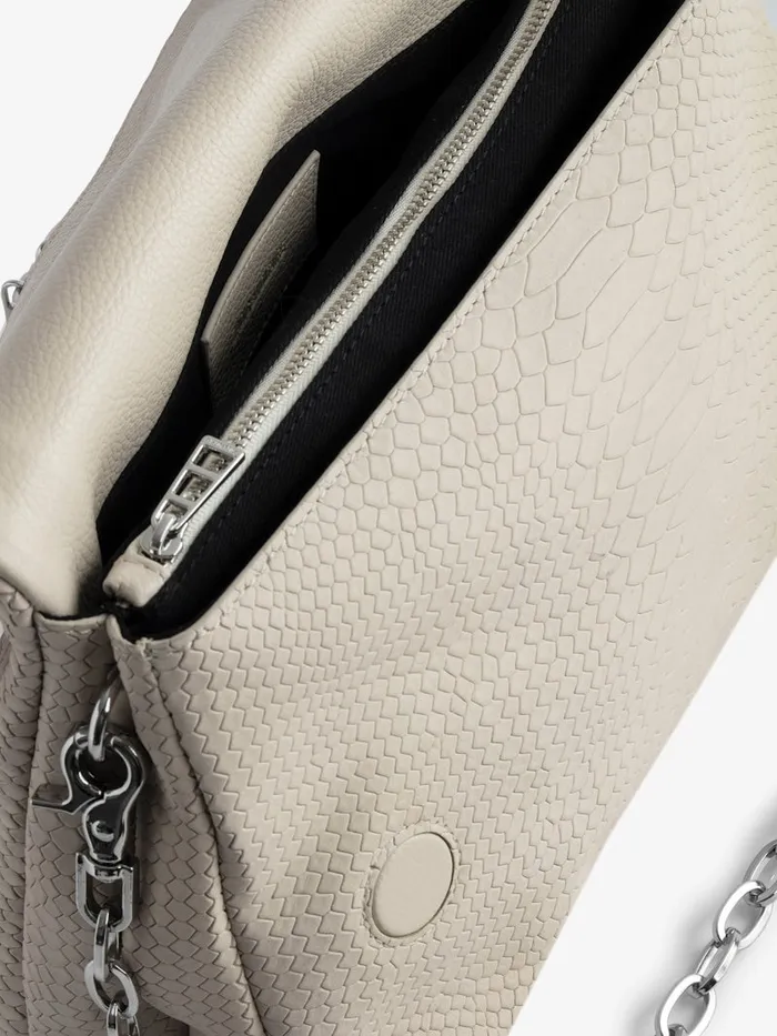 Women Zadig and Voltaire Shoulder Bags Rocky Soft Savage Bag Flash