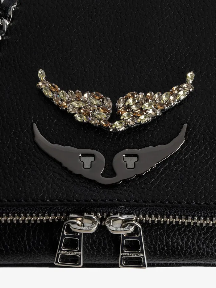 Women Zadig and Voltaire Straps and Accessories StrassXL Swing Your Wings Charm Old Gold