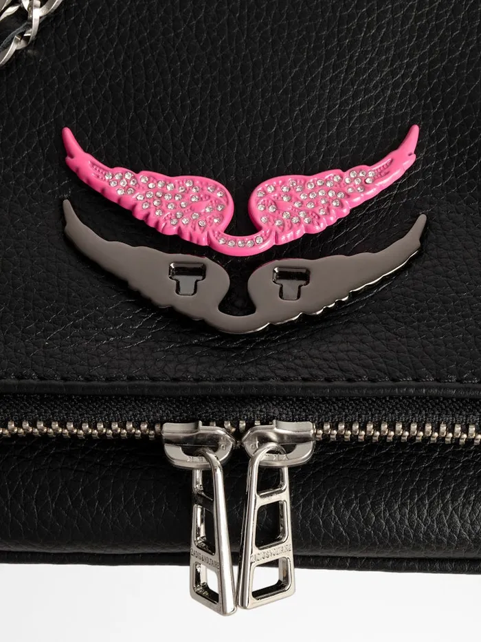 Women Zadig and Voltaire Straps and Accessories Swing Your Wings Charm Fluo Pinkcrystal Women Zadig and Voltaire Straps and Accessories Swing Your Wings Charm Fluo Pinkcrystal