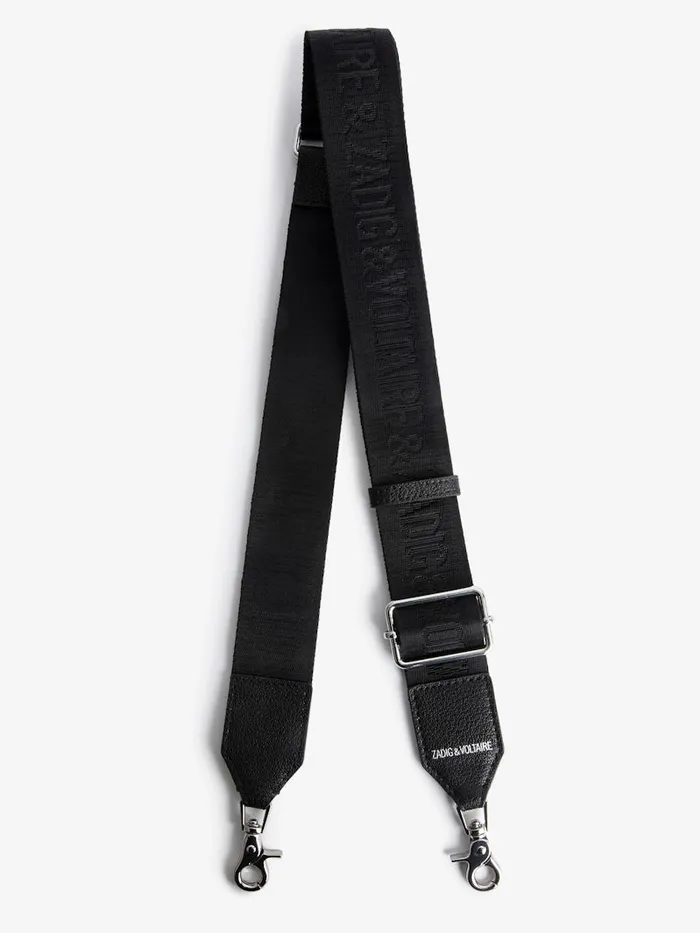 Women Zadig and Voltaire Straps and Accessories Zadig Shoulder Strap Black
