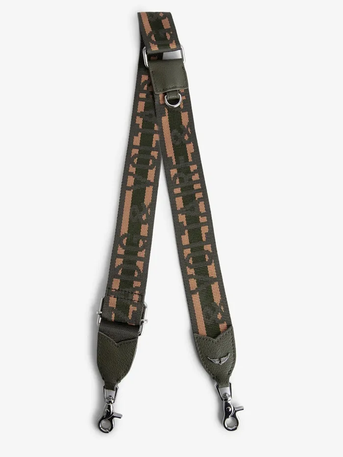 Women Zadig and Voltaire Straps and Accessories Zadig Shoulder Strap Military Women Zadig and Voltaire Straps and Accessories Zadig Shoulder Strap Military