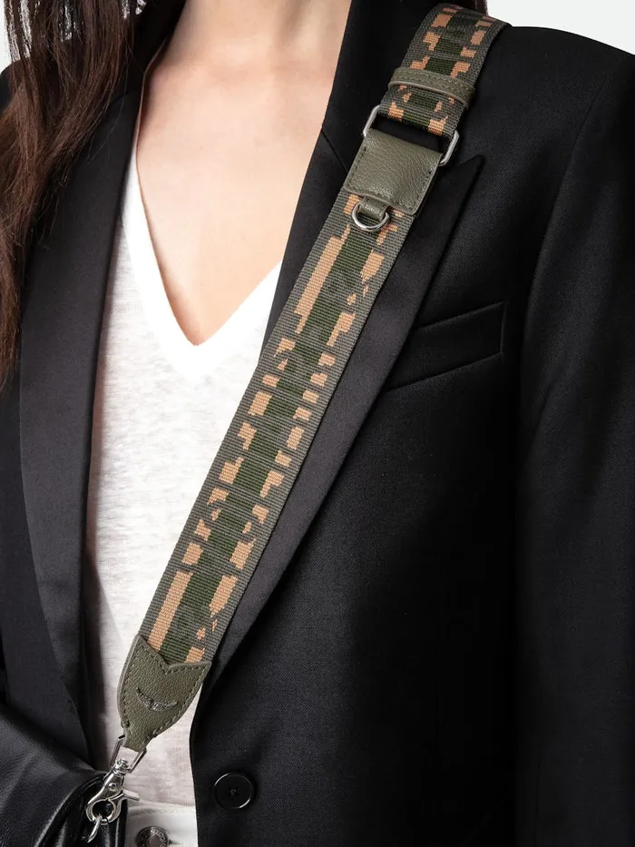 Women Zadig and Voltaire Straps and Accessories Zadig Shoulder Strap Military