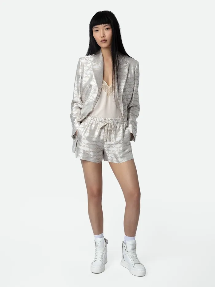 Women Zadig and Voltaire Suiting Paxi Wings Jacquard Shorts Scout