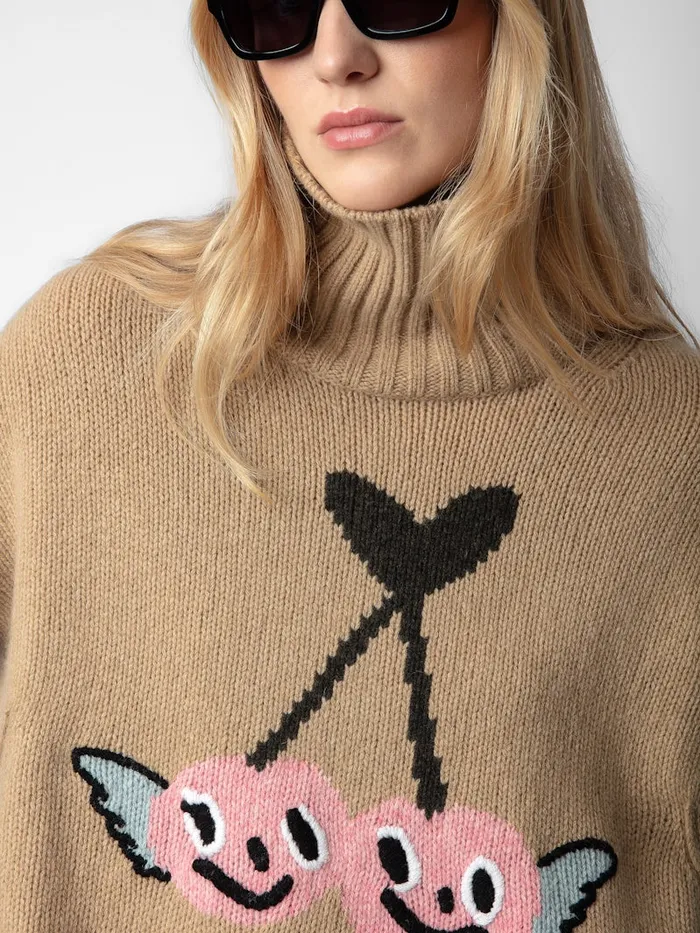 Women Zadig and Voltaire Sweaters and Cardigans Alma Sweater Nut