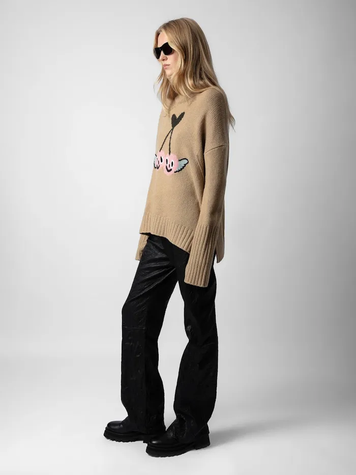 Women Zadig and Voltaire Sweaters and Cardigans Alma Sweater Nut
