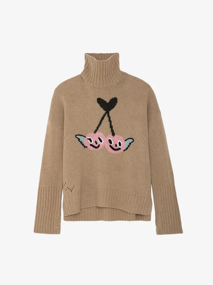 Women Zadig and Voltaire Sweaters and Cardigans Alma Sweater Nut