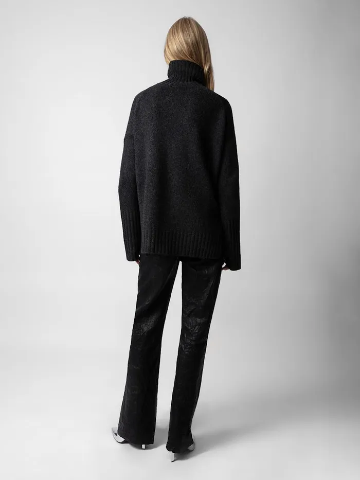 Women Zadig and Voltaire Sweaters and Cardigans Alma We Heart Sweater Anthracite
