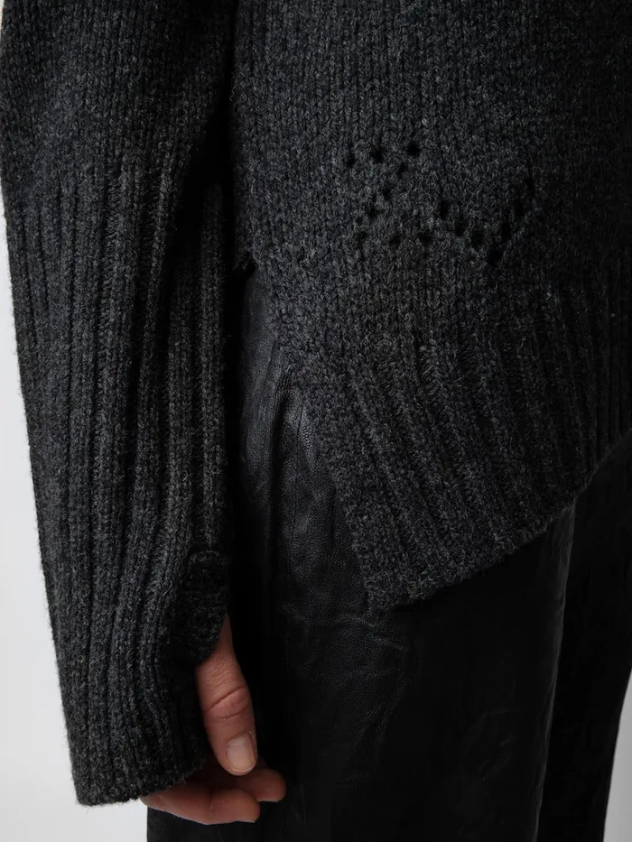 Women Zadig and Voltaire Sweaters and Cardigans Alma We Heart Sweater Anthracite