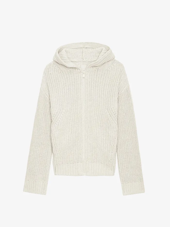 Women Zadig and Voltaire Sweaters and Cardigans Anya Rainbow Cardigan Ecru