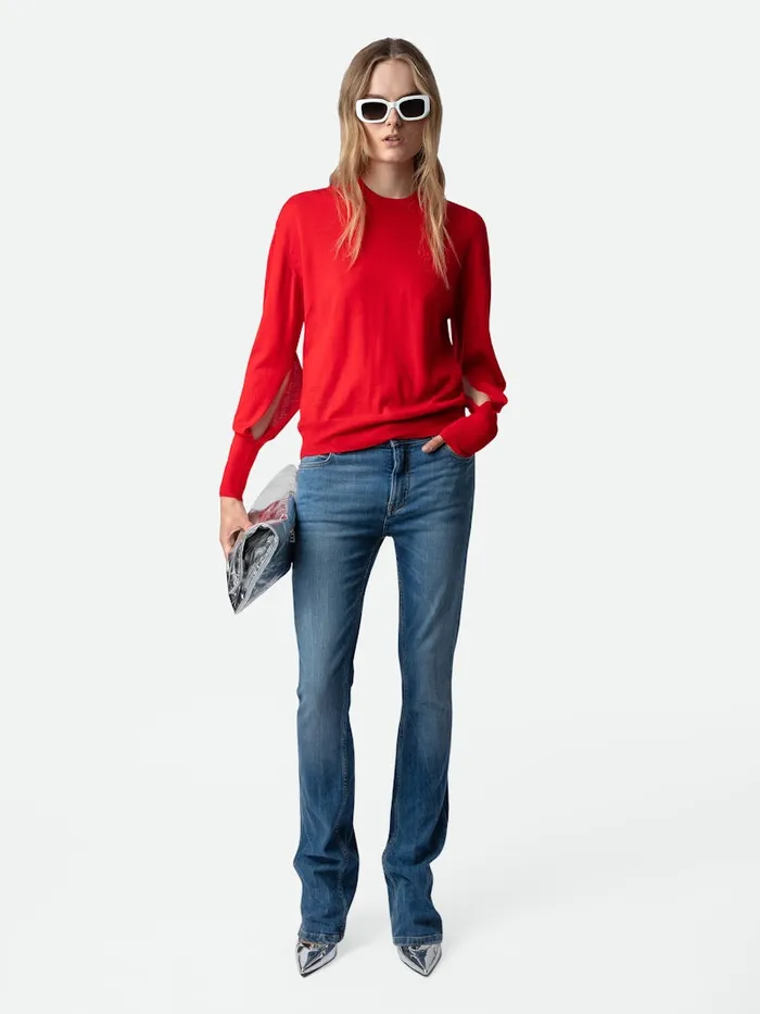 Women Zadig and Voltaire Sweaters and Cardigans Emmy Sweater Japon