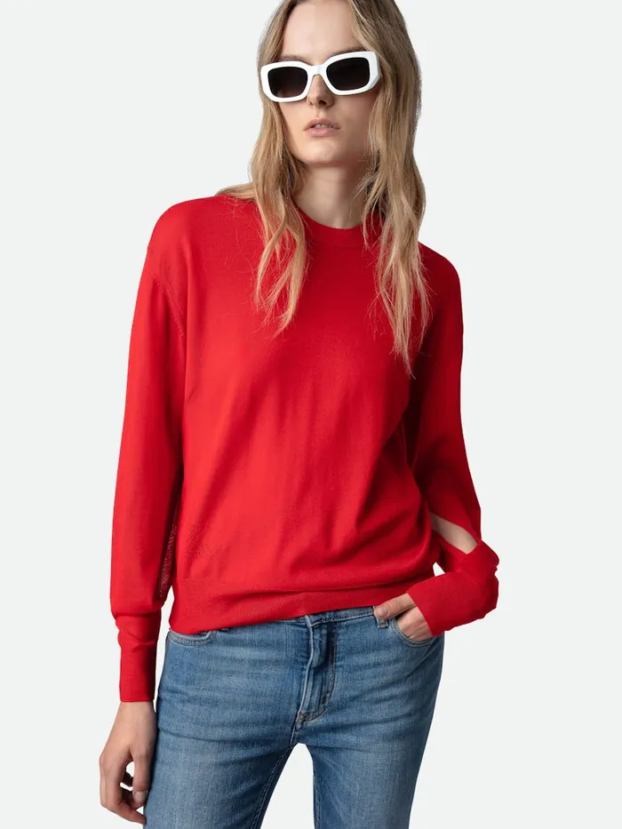 Women Zadig and Voltaire Sweaters and Cardigans Emmy Sweater Japon