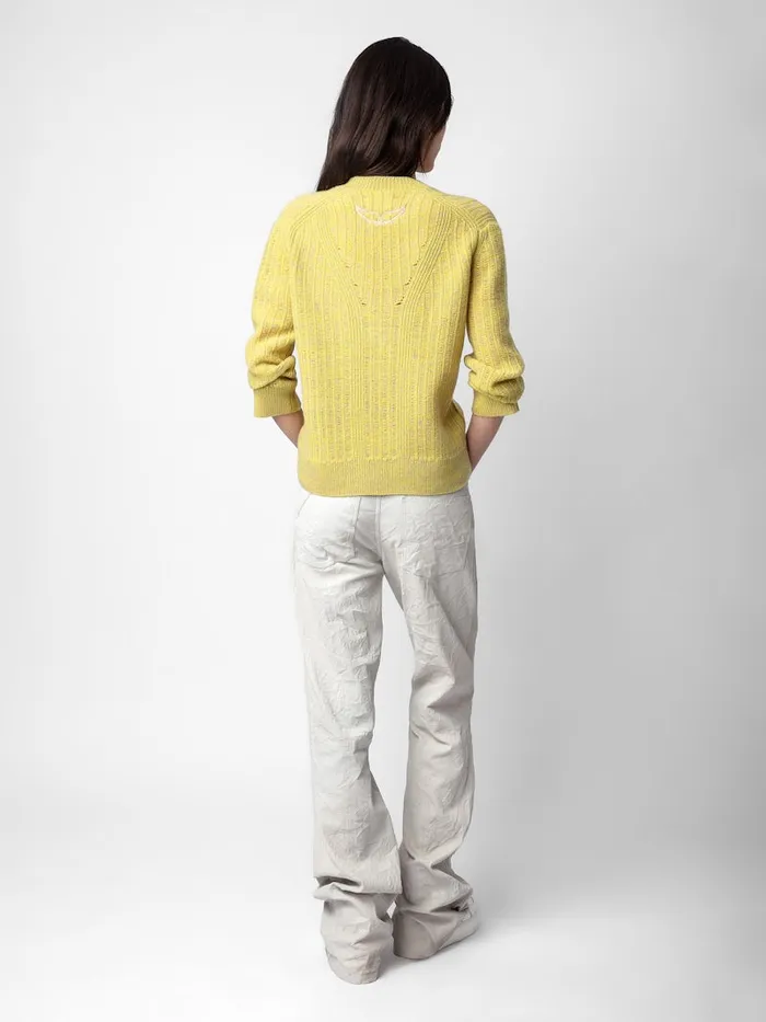 Women Zadig and Voltaire Sweaters and Cardigans Fanny Sweater Jaune