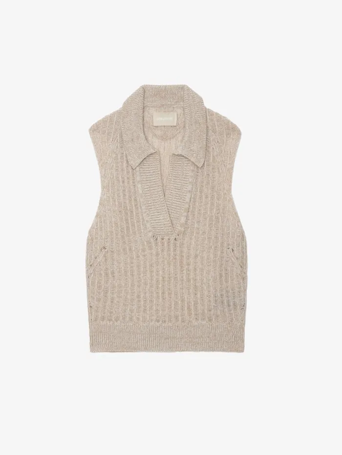 Women Zadig and Voltaire Sweaters and Cardigans Lunny Sweater Ecru