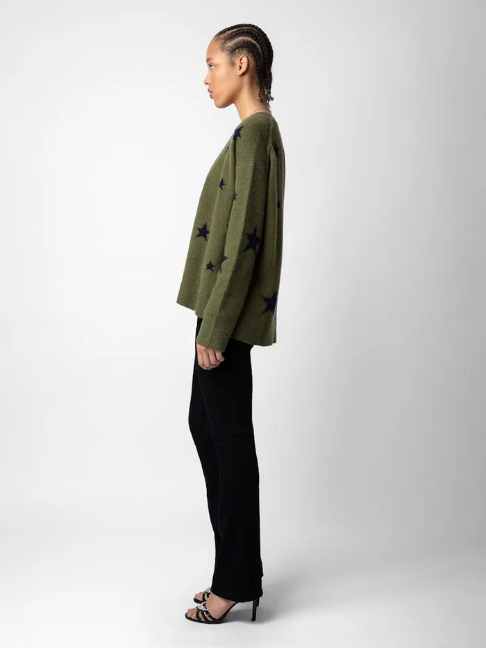 Women Zadig and Voltaire Sweaters and Cardigans Mirka Cardigan Dark Olive