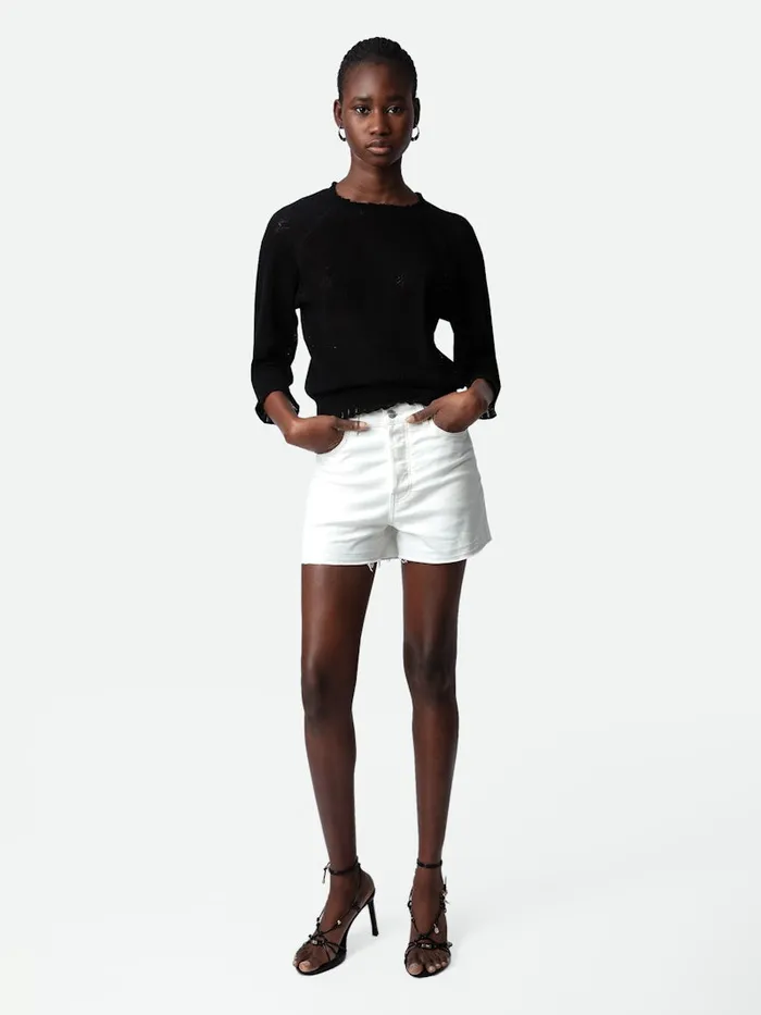 Women Zadig and Voltaire Sweaters and Cardigans Moira Sweater Black