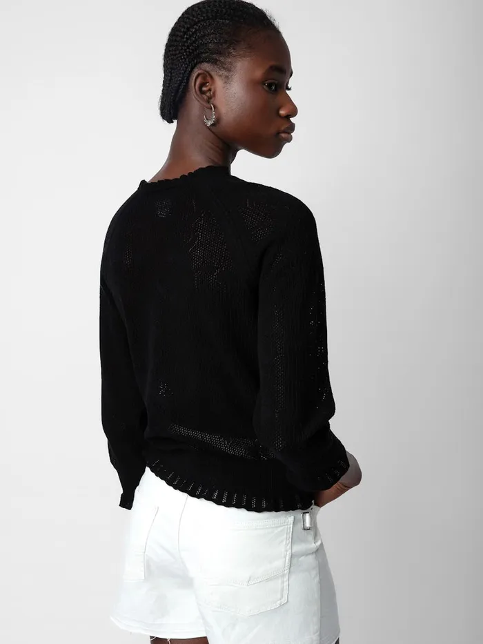 Women Zadig and Voltaire Sweaters and Cardigans Moira Sweater Black