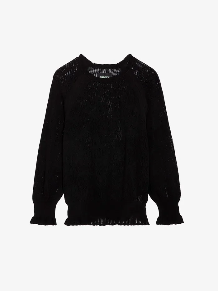 Women Zadig and Voltaire Sweaters and Cardigans Moira Sweater Black