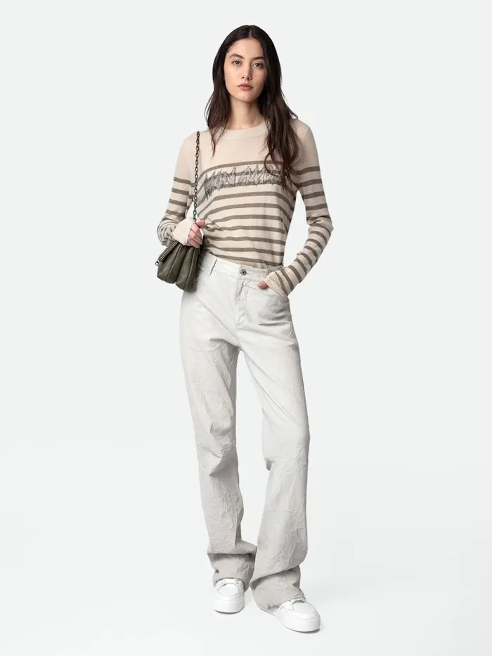 Women Zadig and Voltaire Sweaters and Cardigans Source Mon Amour Diamant Cashmere Sweater Judo Women Zadig and Voltaire Sweaters and Cardigans Source Mon Amour Diamant Cashmere Sweater Judo