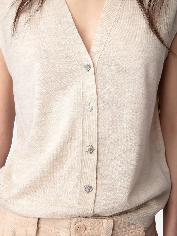 Women Zadig and Voltaire Sweaters and Cardigans Vasky Jewel Cardigan Scout