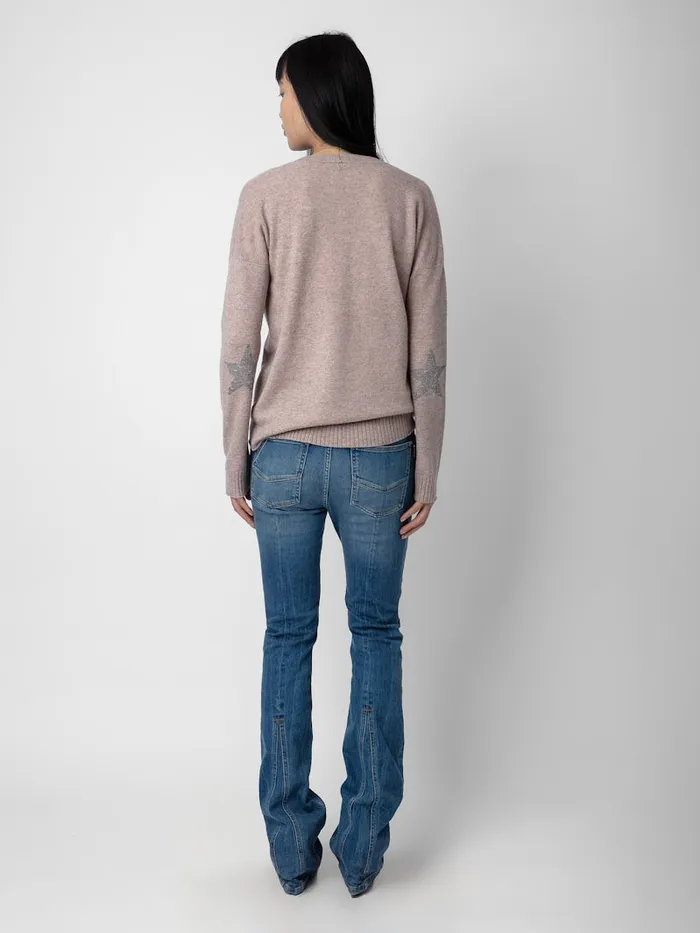 Women Zadig and Voltaire Sweaters and Cardigans Vivi Cashmere Sweater Primrose