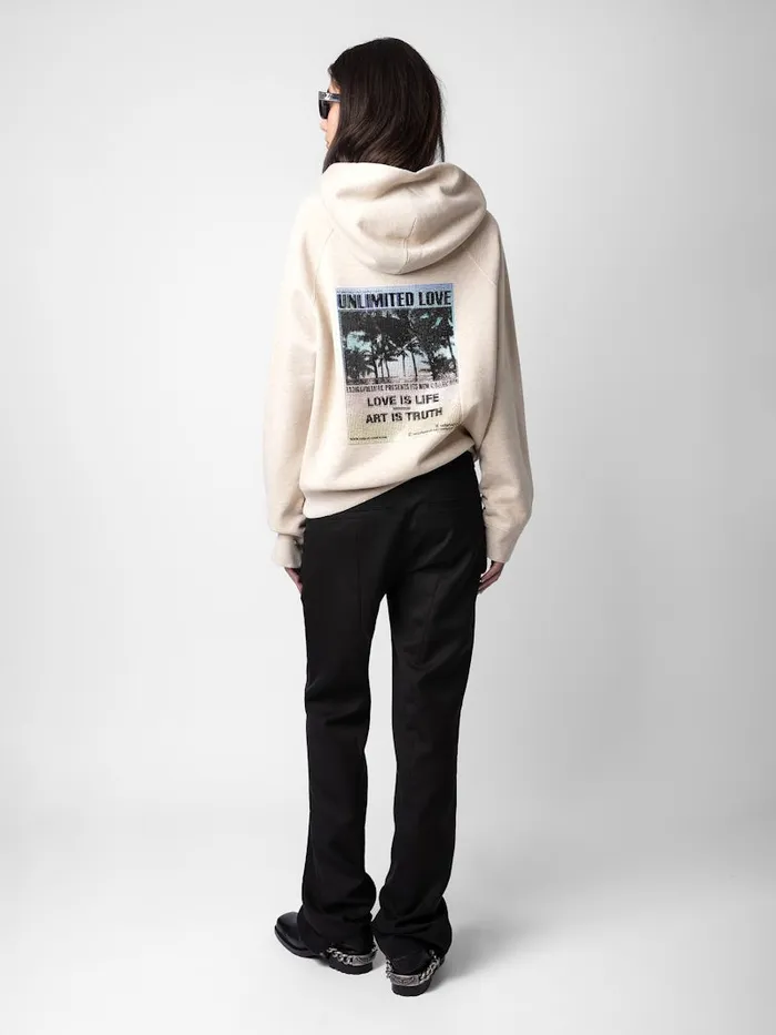 Women Zadig and Voltaire Sweatshirts Georgy Photoprint Hoodie Scout