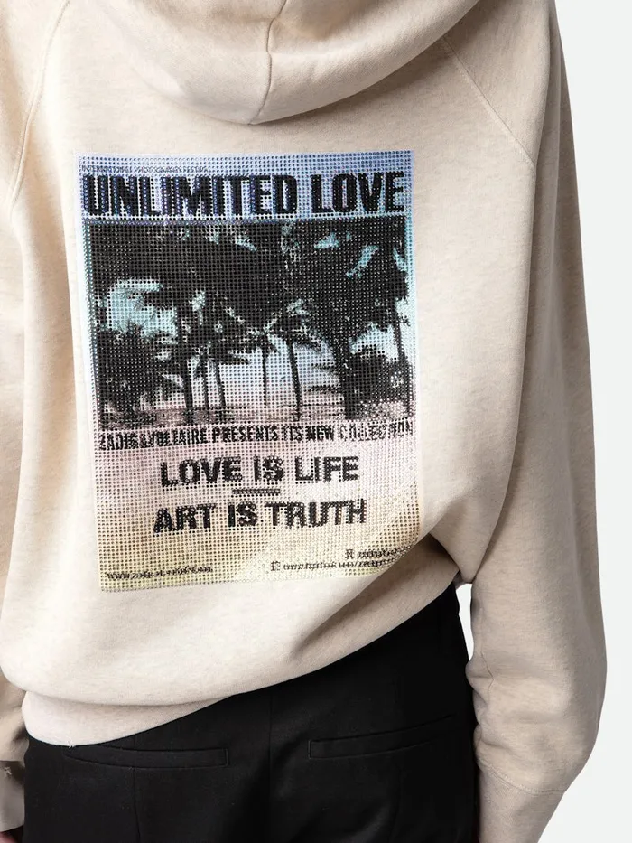 Women Zadig and Voltaire Sweatshirts Georgy Photoprint Hoodie Scout
