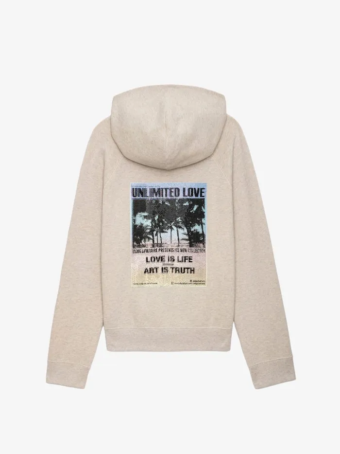 Women Zadig and Voltaire Sweatshirts Georgy Photoprint Hoodie Scout